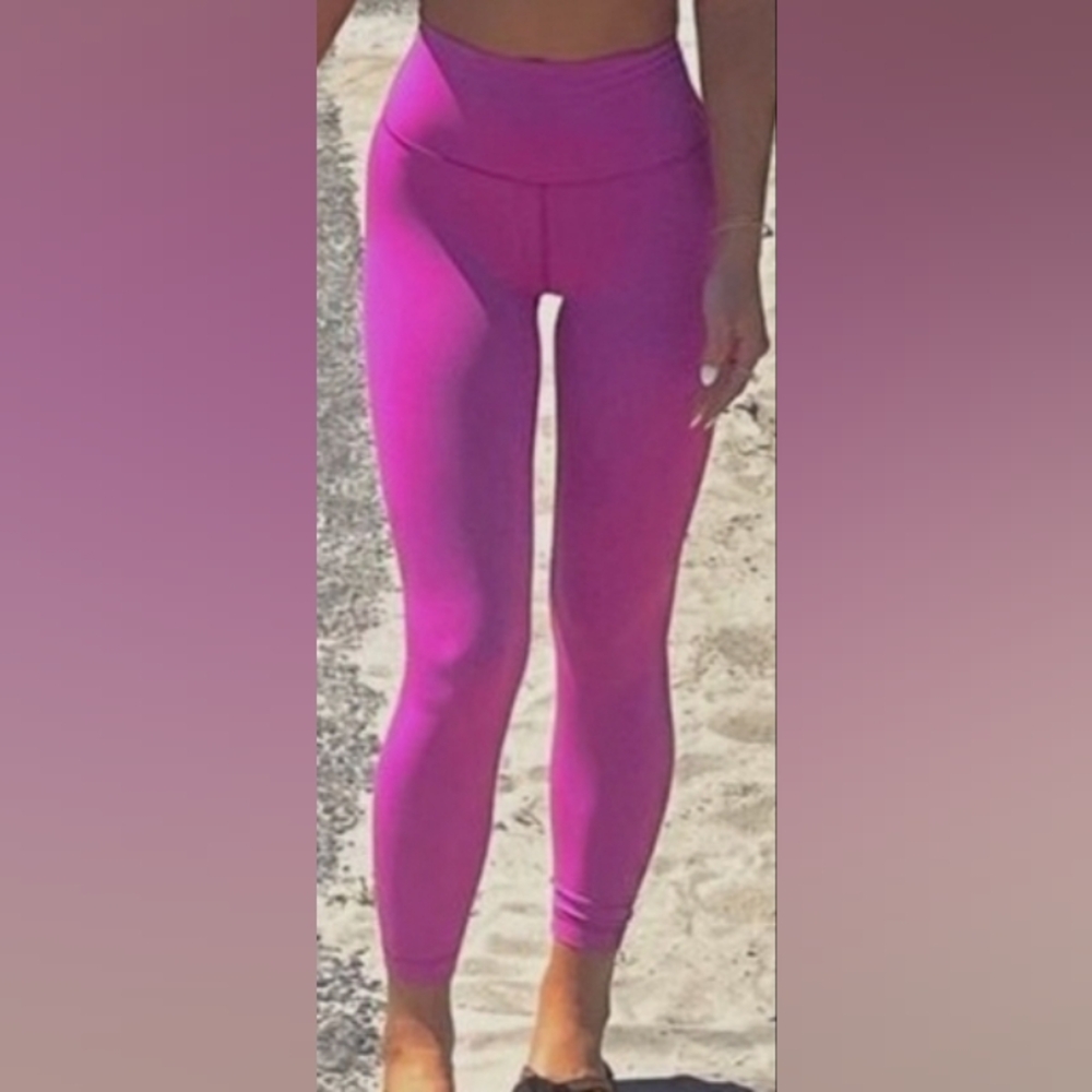 NWT 🍋 Lululemon 🍋 Wunder Train 25" size 6 POW PINK TONE - Picture 7 of 12